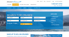 Desktop Screenshot of cruises.affordabletours.com